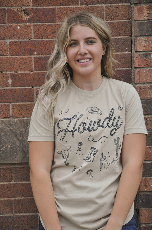 Howdy Doodle Western Graphic Tee