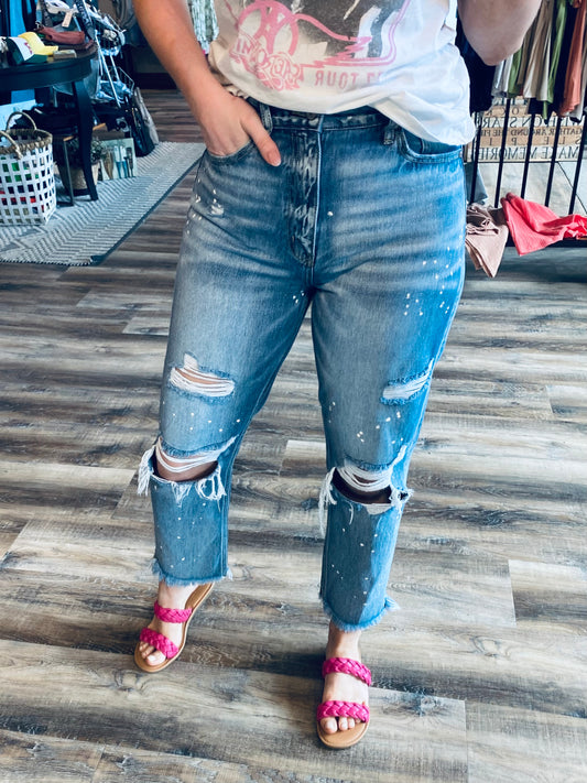 Kancan Millie High Rise Straight Jean