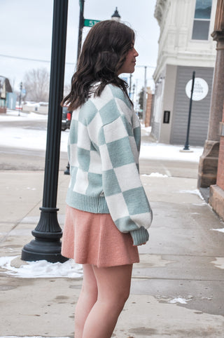 Impeccably Chic Checkered Jacket