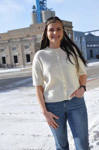 In Between Seasons Ribbed Cardigan