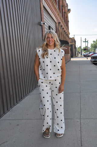 Polka Dot Tank & Pants Set