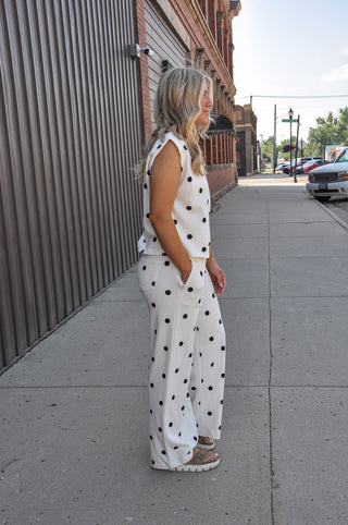 Polka Dot Tank & Pants Set