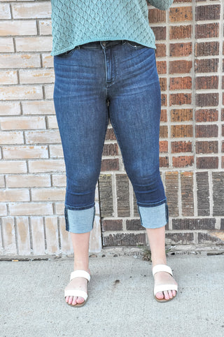 JB High-Waisted Double Waistband Capri | JQ Clothing Co. JB High-Waisted Double Waistband Capri | JQ Clothing Co.