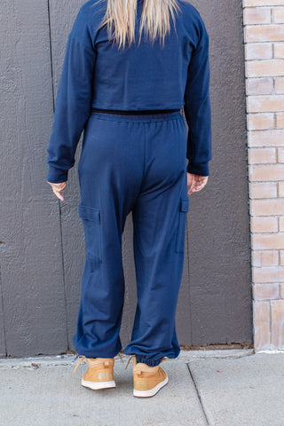 French Terry Cargo Jogger Pant