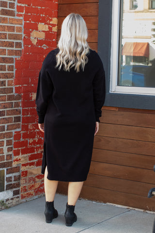 Too Cute Turtleneck Sweater Midi Dress | JQ Clothing Co.