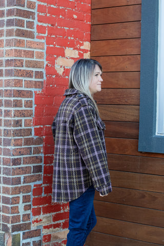 Chocolate Brown Plaid Shacket | JQ Clothing Co.