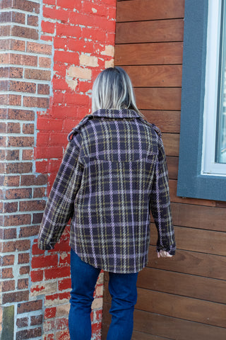 Chocolate Brown Plaid Shacket | JQ Clothing Co.