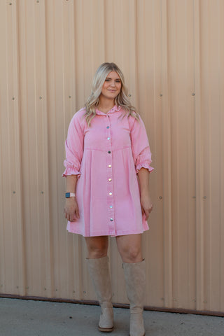 Baby Pink Babydoll Dress | JQ Clothing Co.