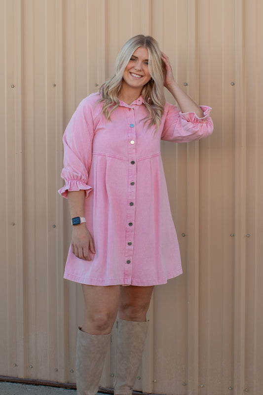 Baby Pink Babydoll Dress | JQ Clothing Co.