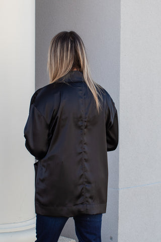 Chic Satin Classic Blazer - JQ Clothing Co.