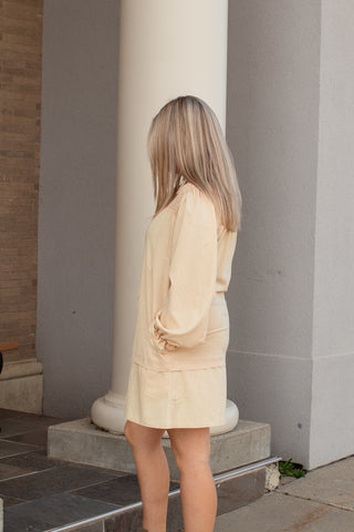 Layered Long Sleeve Button Up Dress | JQ Clothing Co.