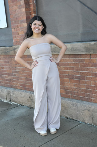 Jessica Strapless Jumpsuit