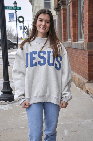 'Jesus & God Is Good' Reversible Sweatshirt