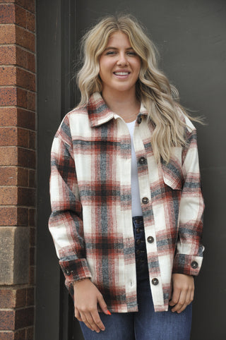 Jonathan Classic Plaid Long Sleeve Shacket