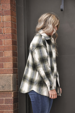 Jonathan Classic Plaid Long Sleeve Shacket