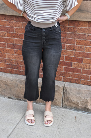 Judy Blue Veronica HW Raw Hem Jeans