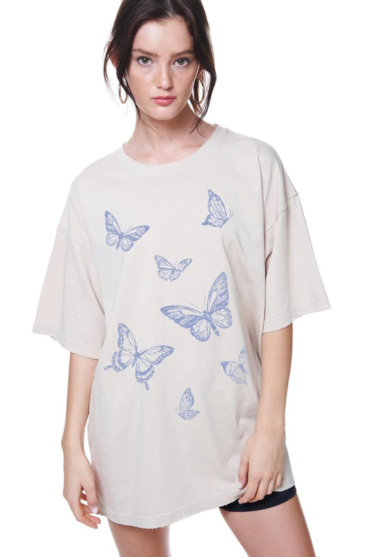 Butterfly Outline Graphic Tee | JQ Clothing Co.
