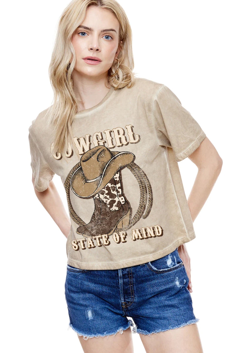 Cowgirl State of Mind Graphic Tee | JQ Clothing Co.
