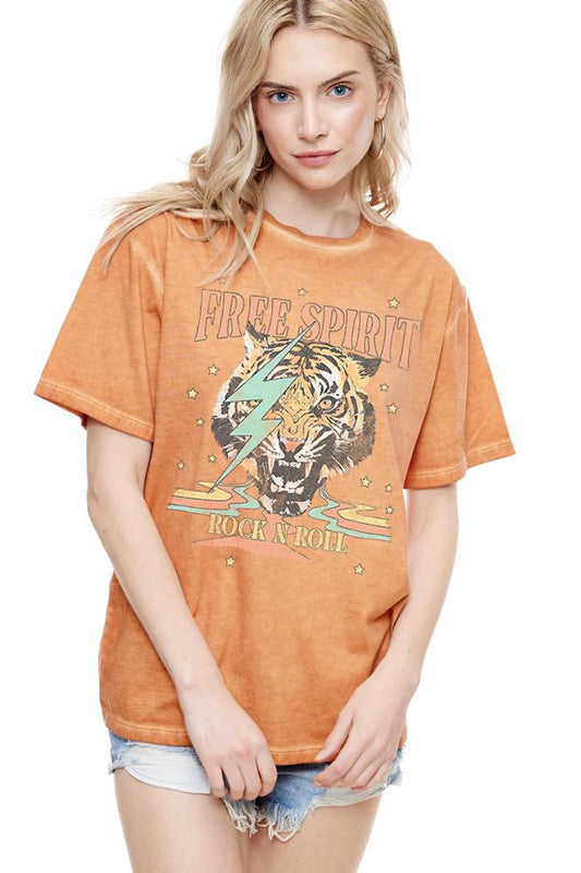 Free Spirit Tiger Graphic Tee | JQ Clothing Co.