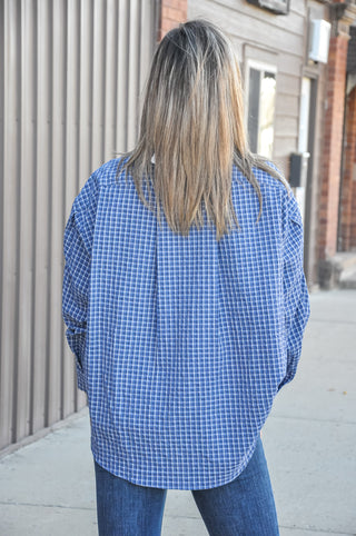 Classic Check Button-Up Shirt