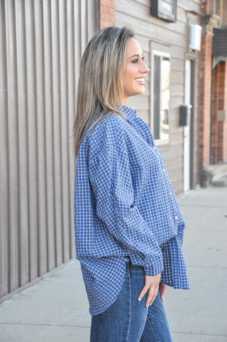 Classic Check Button-Up Shirt