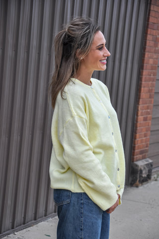 LS Crew Neck Lightweight Cardigan, view 8