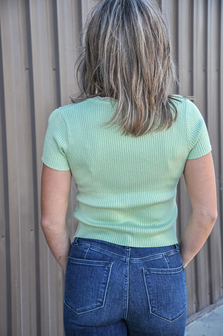 Lace Detail Ribbed Cardigan
