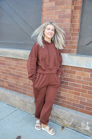 Ladies Top and Pant Hoodie Set