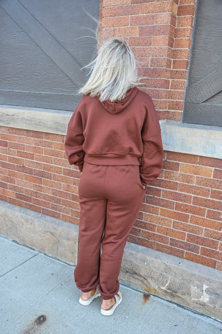 Ladies Top and Pant Hoodie Set