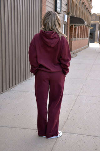 Lani Cloud Fleece Wide Leg Sweat Set