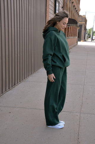 Lani Cloud Fleece Wide Leg Sweat Set