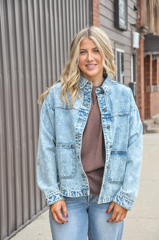 Lived-In Utility Denim Jacket