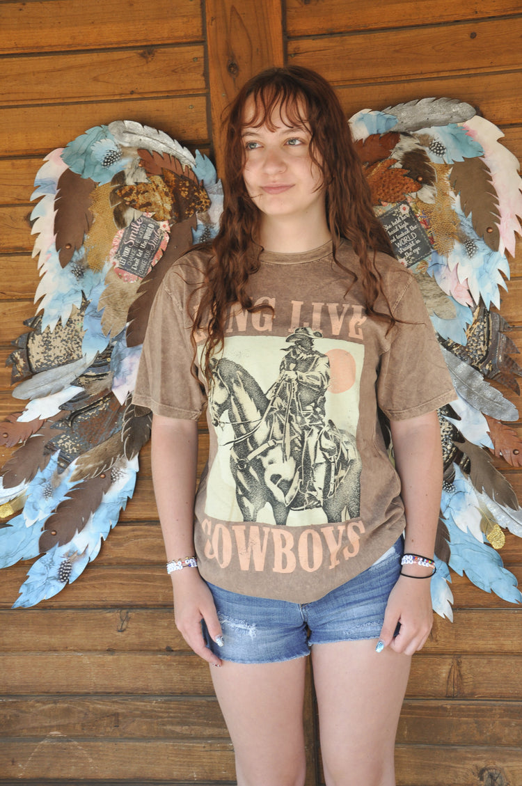Long Live Cowboys Mineral Graphic Tee