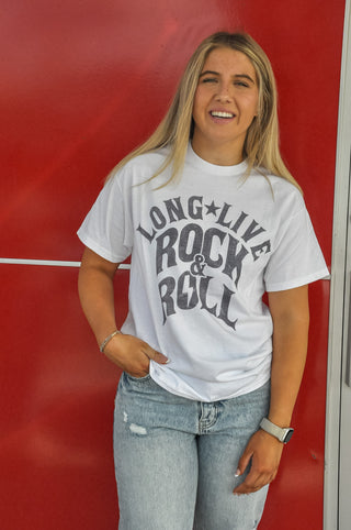 Long Live Rock Roll Graphic Tee