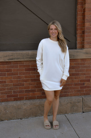 Long Sleeve Oversized Mini Dress