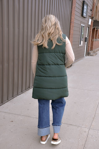 The Longline Quilted Vest