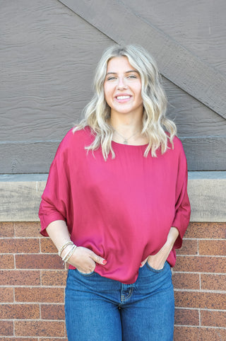 Loose and Flowy Dolman Blouse