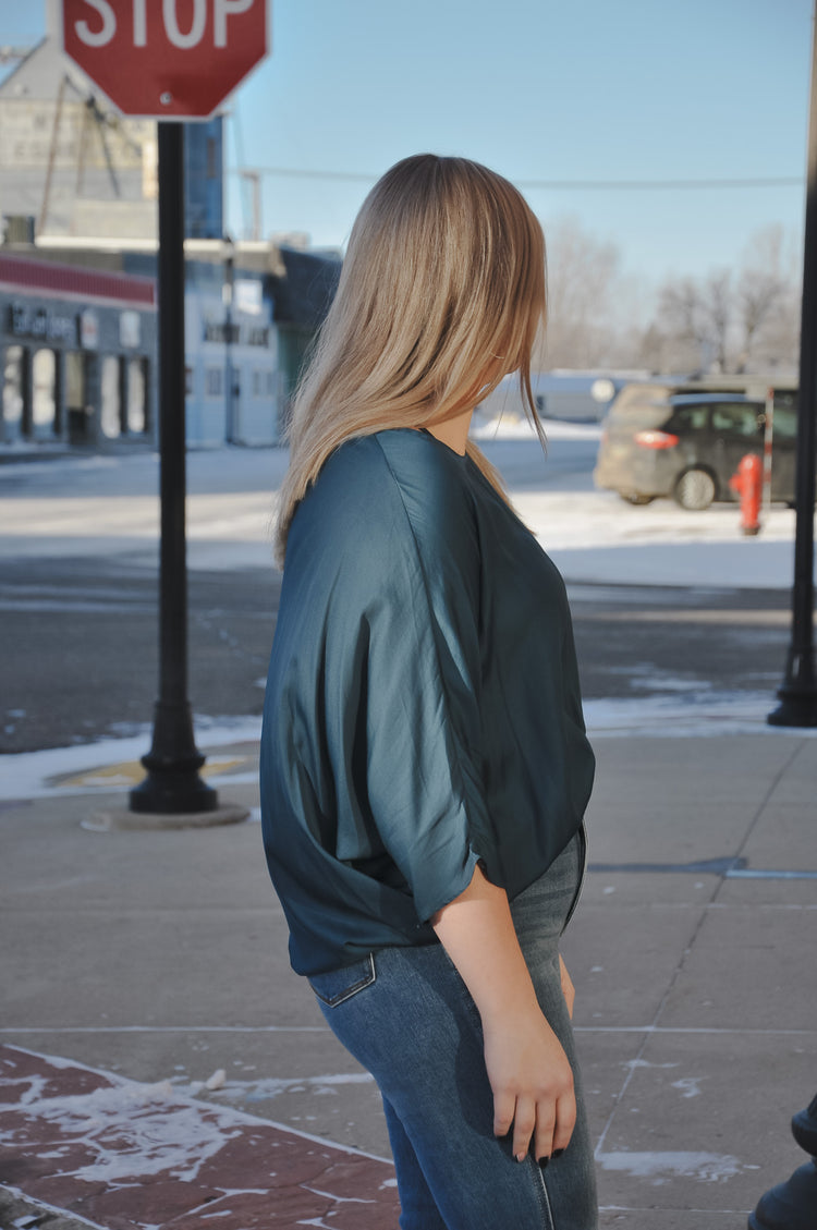 Loose and Flowy Dolman Blouse