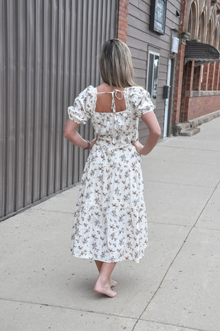 Meadow Wishes Lace Midi Dress