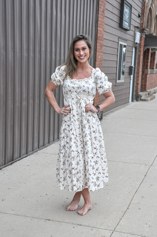 Meadow Wishes Lace Midi Dress