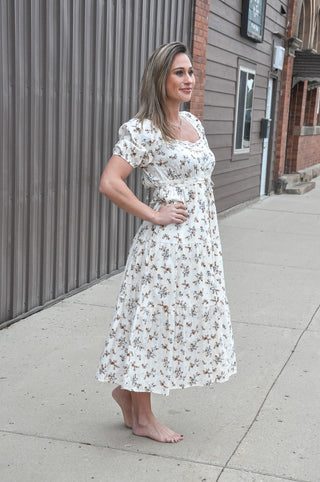 Meadow Wishes Lace Midi Dress