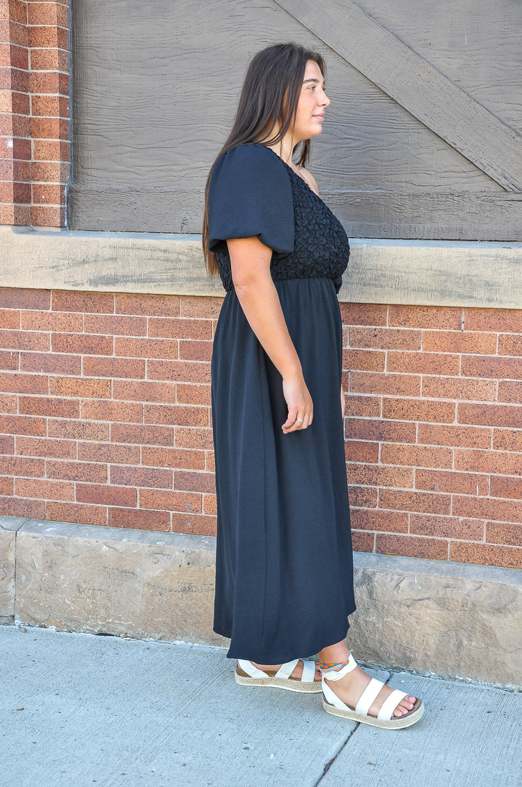 Meet In The Middle Midi Dress