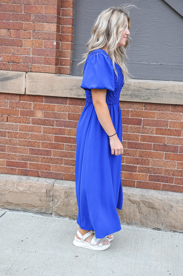 Meet In The Middle Midi Dress