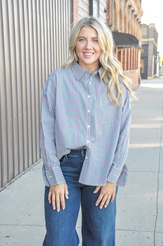 Merry Moments Plaid LS Shirt