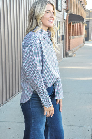 Merry Moments Plaid LS Shirt