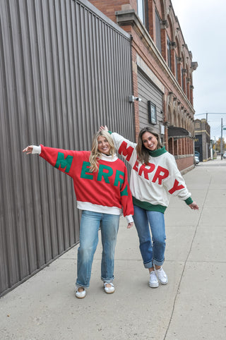 Merry Wishes Mock Neck Top