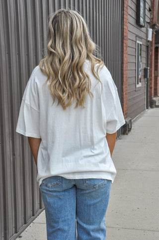 Mineral Wash Oversized Crew Tee