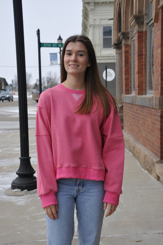 Mocha Punch Striped Pullover