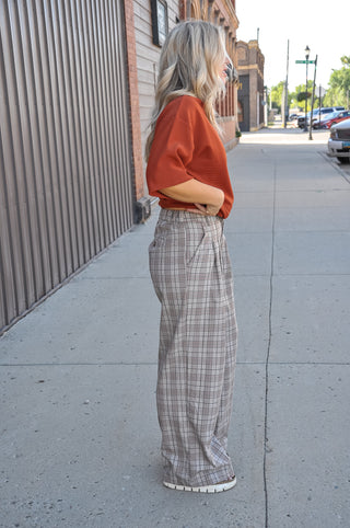 Mock Turtleneck Short Sleeve Pullover Top