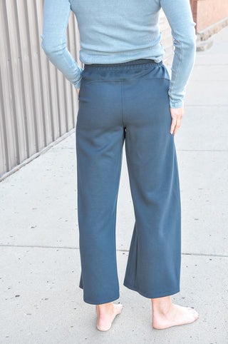 Modal Scuba Cropped Wide Pant